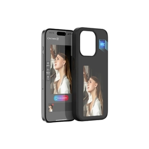 Étui de téléphone NFC avec écran E-Ink, affichage <span class=keywords><strong>photo</strong></span> NFC, étuis de téléphone intelligents pour iPhone 15 14 13 Pro Max, E-Ink NFC, étui de téléphone DIY - Product Image 5