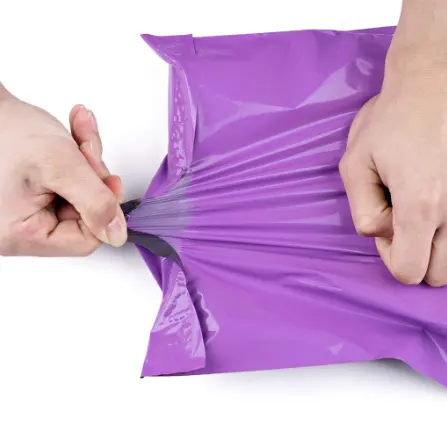 Custom Purple Poly Recycled Mailer Courier Bags for Packaging Express Professional New Shipping Mailing Bag