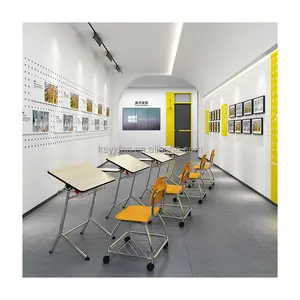 YJ, venta al por mayor, escritorio de artista de escritura ergonómico para aula escolar moderna personalizada para arte