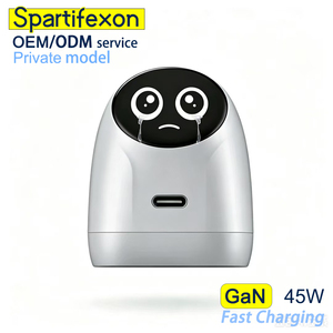 ที่ชาร์จ Spart <span class=keywords><strong>Big</strong></span> Eye 45W (60W AVS) ชาร์จเร็ว พร้อมหน้าจอแสดงผล สำหรับ <span class=keywords><strong>iPhone</strong></span> 18 และโทรศัพท์ที่ใช้พอร์ต Type-<span class=keywords><strong>C</strong></span> - Product Image 2