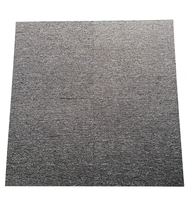 Moquette de sol de bureau moderne de luxe, brique 50*50cm, ignifuge, technique de boucle en polypropylène, prix de gros
