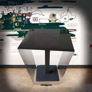 Mesa de Comedor Moderna Minimalista de Acero Inoxidable Cuadrada Negra para 4 Personas, Muebles para el Hogar, Uso en Villas - Product Image 3