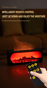 <strong>2026</strong> <strong>New</strong> <strong>Product</strong> Home Creative Bonfire Air Humidifier 450ml Simulated Fireplace Aroma Diffuser With Colorful Led Light - Product Image 4