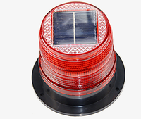 Solar-Verkehrsblinkleuchte Blitzleuchte Rot Gelb Grün Blau Magnetfuß Verkehrs-Warnleuchte