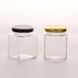 Affordable Quality 100 Ml 120 Ml 180 Ml 280 Ml 380 Ml 400ml 500 Ml 730 Ml Metal Screw Lids Glass Jar For Jam Square Glass Jars