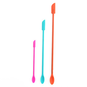 Lot de spatules en silicone à double tête mini pour pots fins – Vente en gros - Product Image 3