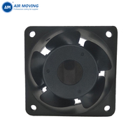 Ventilateur de refroidissement AC industriel AM6030H2B silencieux à cadre métallique avec roulement à billes 60x60x30mm, moteur AC 110V 220V, 6030mm
