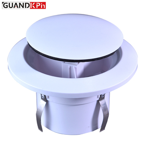 Grille d'aération à bouton-poussoir en plastique ABS de qualité supérieure, directement de l'usine, pour système de ventilation d'air frais CVC - Product Image 1