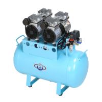 Compresseur d'air médical silencieux sans huile de qualité professionnelle haute puissance 60L, plusieurs modèles, compresseur d'air dentaire