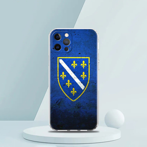 Per iPhone 15 16 14 13 <span class=keywords><strong>12</strong></span> <span class=keywords><strong>Mini</strong></span> 11 17 Pro Max XR SE 7 8 Plus TPU <span class=keywords><strong>Cover</strong></span> in Silicone trasparente Bosnia ed erzegovina custodia per telefono passaporto - Product Image 3