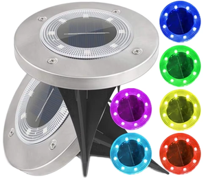 Không thấm nước năng lượng mặt trời <span class=keywords><strong>LED</strong></span> chôn ánh sáng ngoài trời <span class=keywords><strong>2025</strong></span> mới <span class=keywords><strong>LED</strong></span> năng lượng mặt trời ngầm vườn và ánh sáng đường phố miễn phí vận chuyển mạnh mẽ - Product Image 1