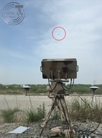 Radar de surveillance 3D en bande Ku, balayage mécanique de fréquence azimutale LFMCW, portée de 3 km, suivi de 100 cibles, puissance de 80 W, anti-drone