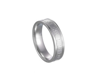 Anello con Numeri Romani in Acciaio Inossidabile, Design di Nicchia, Anello <span class=keywords><strong>da</strong></span> <span class=keywords><strong>Uomo</strong></span> Trendy per Dito Indice, Gioiello di Alta Moda - Product Image 4