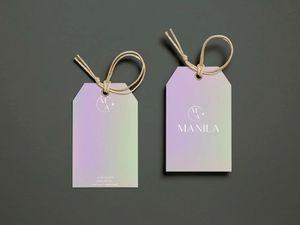 Étiquettes de prix personnalisées, étiquettes en papier pour vêtements, étiquettes cadeaux, étiquettes de marque privée pour t-shirts - Product Image 3
