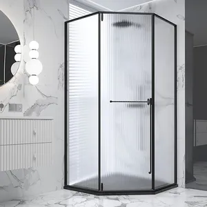 Cabina 2 pannelli scorrevoli a prezzo ridotto idee per il bagno porta doccia in vetro in acciaio inossidabile