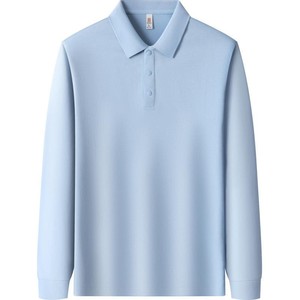 Promotional <b>Long</b> <b>Sleeve</b> <b>Polo</b> <b>Shirt</b> Cotton Polyester Blend Elastic Wear Resistant Men <b>Women</b> Autumn Winter Workwear - Product Image 4