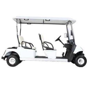 Carrito de golf eléctrico blanco para 6 pasajeros de Shandong 72V Evaluación de voltaje de batería Buggy Car - Product Image 3