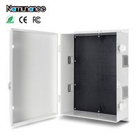 Caja de Conexiones Eléctricas IP67 ABS, Caja de Protección para Instrumentos Electrónicos con Estructura Ventilada para Disipación de Calor