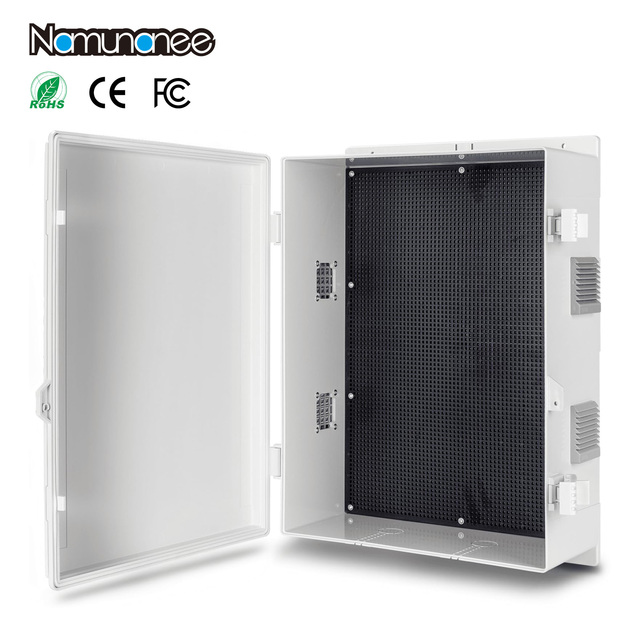 Power Junction Box Power Box IP67 ABS Electronics Instrument Protective Enclosure with Heat Dissipation Ventilated Structure