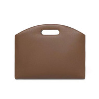 Sac à main pour ordinateur portable en similicuir vegan pour femme, pochette de transport pour ordinateur portable avec poignée découpée, sac de documents de bureau pour les voyages d'affaires