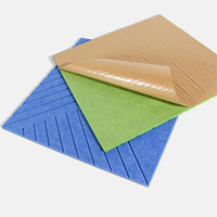 Panneau mural acoustique en feutre polyester haute densité, panneau absorbant le son pour studio d'enregistrement KTV, décoration intérieure de maternelle