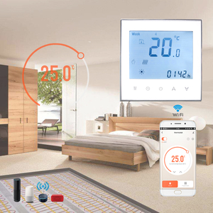 Termostato <span class=keywords><strong>digitale</strong></span> intelligente per il riscaldamento a pavimento programmabile WIFI caldaia a Gas Design tradizionale caratteristica flessibile - Product Image 3
