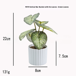 Mini Planta Artificial de Caladium en Maceta, Hojas Multicolor Variadas en Forma de Corazón, Decoración para Mesa, Hogar, Cafetería, Escritorio, Venta al por Mayor - Product Image 2