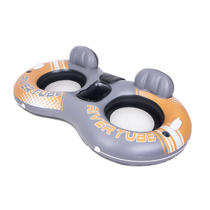 Nhiệm vụ nặng nề Inflatable 2 người sông Float Ống bè với Cooler - Product Image 5