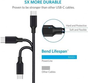 3FT 6FT 10FT 3 Pack Nylon Braided Data <b>Cable</b> for Samsung Huawei USB Charging Data <b>Cable</b> Type c High Speed Sync <b>Cable</b> - Product Image 5