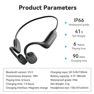 AI Enhanced Ear Headsets Mini Voice Recorder Smart Headphones Wireless Headset Earphone With Ai Smart Headphones