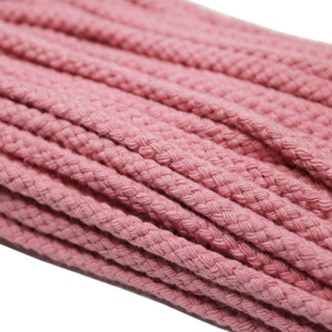 उच्च गुणवत्ता वाले गोल पैटर्न मैक्रेम 100% कपास ब्रेएडेड कॉर्ड ड्रॉस्ट्रिंग जूते जूते घरेलू वस्त्र - Product Image 2