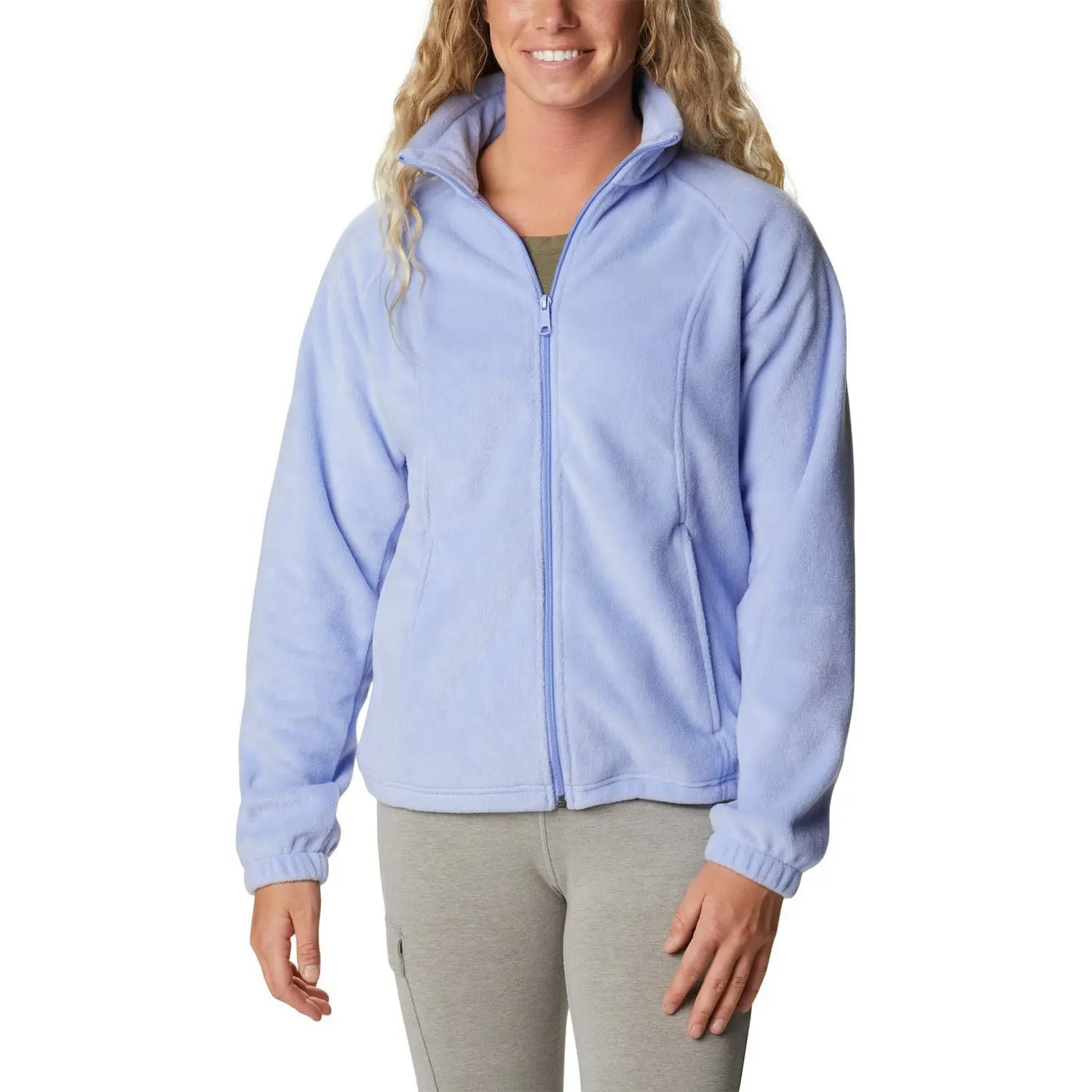 Spring Outdoor Sports Full Zip Fleece Jacket Plus Size Designer Women's Coats Custom Logo