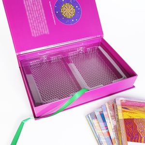 Servicio de Impresión Personalizada, Papel Grueso de Arte, 78 Cartas, Borde Dorado, Baraja de Tarot y Oráculo con Caja Magnética para Juegos de Fiesta - Product Image 6