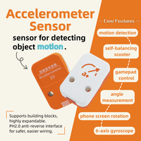 Module de capteur d'accéléromètre 3 axes haute précision QMY S23 MPU6050 PH2.0 Plug-and-Play pour la détection de mouvement, kit de robotique STEM