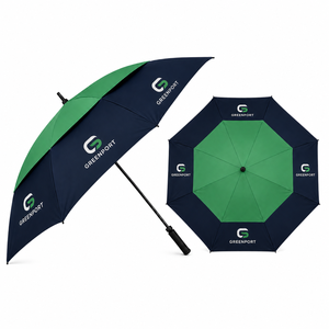 Kit de parapluies de golf promotionnels semi-automatiques en polyester coupe-vent pour événements, idéal pour le branding d'entreprise - Product Image 5