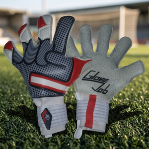 Guantes de Portero de Fútbol de Espuma de Látex Alemana de Alta Calidad GRIS/ROJO/BLANCO Multicolor BLUE EAGLE SPORTS Modelo BES0010 - Product Image 3