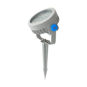 Projecteur LED à montage au sol 24W en aluminium, éclairage extérieur pour aménagement paysager, étanche, lampe de jardin pour arbres et pelouses - Product Image 1