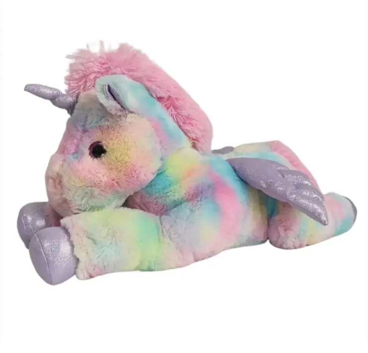 New custom stuffed unicorn animal toy, Licorne soft plush toys for children