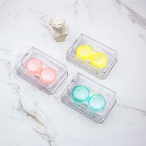 <span class=keywords><strong>Meetone</strong></span> Travel Kit für Kontaktlinsen Kunststoff-Aufbewahrung behälter mit Pinzette Applikator Brillen etuis & Taschen Zubehör koffer - Product Image 6