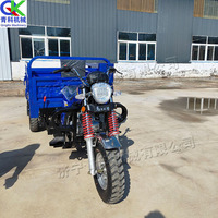 Garantie d'un an Structure simple Cyles à moteur à essence 7.6kw Structure compacte Moto à trois roues Moto cargo