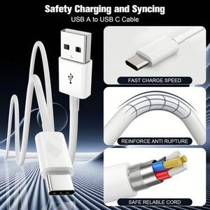 Factory Wholesale Fast Charging Type C <b>USB</b> Charger Cable 1m Smart Mobile Phone Data Cable with Box - Product Image 3