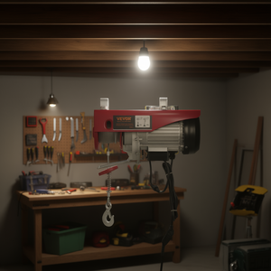 Paranco Elettrico 880 Libbre 110 Volt con Telecomando Wireless, Altezza di Sollevamento 40 Piedi, Motore in Rame Puro per Garage e Soffitte - Product Image 2