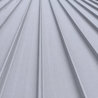 Rouleau de membrane d'étanchéité autocollante en butyl enduit de PVDF résistant aux UV, 1 mm, pour toiture métallique, toiture industrielle et terrasse