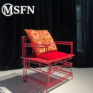 धातु फ्रेम कढ़ाई कपड़ा गीत कुर्सी पेटेंट आधुनिक फर्नीचर संग्रहालय कार्यालय लिविंग रूम कस्टम डिजाइन कारखाने प्रत्यक्ष आपूर्ति - Product Image 5