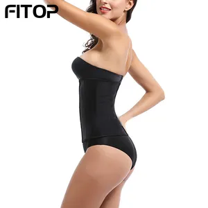 Corsé de cintura alta para mujer de etiqueta privada, entrenadores de cintura y ropa de forma, Body moldeador de cuerpo personalizado, nivel de Control medio de látex