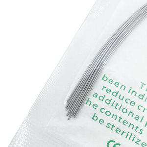 2024 ortodontico dentale Super elastico forma ovoidale Niti rotondo/rettangolare fili ad arco dentale Niti arcuato filo dentista prodotto - Product Image 4
