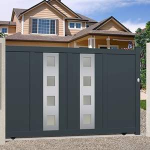 Gates Allée <span class=keywords><strong>Portail</strong></span> pour Allée Décoratif Aluminium Joli Design Prix <span class=keywords><strong>Automatique</strong></span> Aluminium Métal Extérieur - Product Image 2