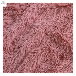 China textile woven polyester pv velvet fabric for garments stock lot plain dyed for winter garment