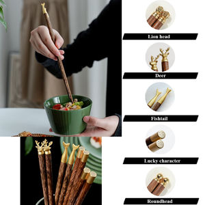 <span class=keywords><strong>Palillos</strong></span> del zodiaco de diseño original <span class=keywords><strong>palillos</strong></span> con logotipo personalizado coreano de madera boutique de alta calidad - Product Image 2