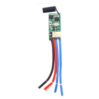 Interrupteur à distance sans fil Qiachip KR1201MINI2-4 1 canal, relais 433Mhz 3V-5V, module récepteur RF miniature, interrupteur lumineux LED